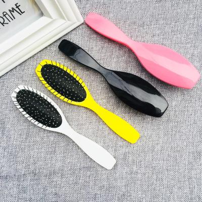 China Home Wholesale Promotion Salon Hair Brush Needle Wig Plastic Steel Hair Brush for sale