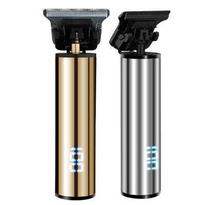 China Clippers Professional Waterproof Electric Men's Hair Trimmer LED Display Trimmer Car Hair Trimmer for sale