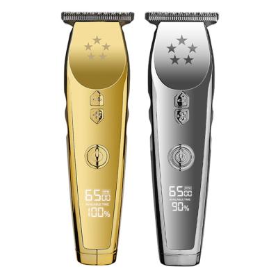 China Professional Car Hair Cutter Machine Men Hair Trimmer Waterproof LCD Display Show Electric Clipper for sale