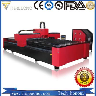 China 700W,1000w,1500w,2000w, 3kw,4kw fiber laser cutting machine with Trumpf, IPG, Raycus power. TL1530-1000W THREECNC for sale