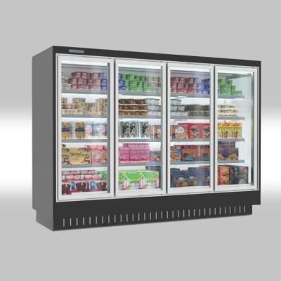 China Single-Temperature Commercial Remote System Multideck Refrigerator Open Display Fridge For Vegetable for sale