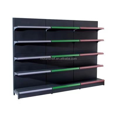 China 5 Layer Supermarket Shelf Single Side Quickly Assemble Removable Display Rack Shelves Retail Display For Grocery Convenient Candy Store for sale