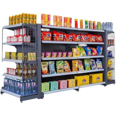 China 5 Layers Simple Attractive Commercial Equipment Display Supermarket Shelf Side Food /groceries /liquor bottle display stand for sale