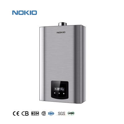 China Modern Wall Mounted Compulsory Type Domestic Gas Geyser Tankless Exhaust Water Heater for sale