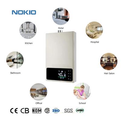 China Modern Custom Forced Support Exhaust Tankless Instant Shower Gas Water Heater for sale