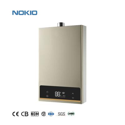 China Modern Digital Gas Temperature Control Instant Hot Tankless Indoor Water Heater for sale