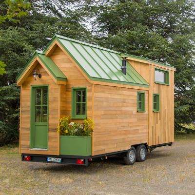 China Quick Setup Mobile Loader Housing Tiny House On Wheels House Container Prefab Home Trailer For Rent for sale