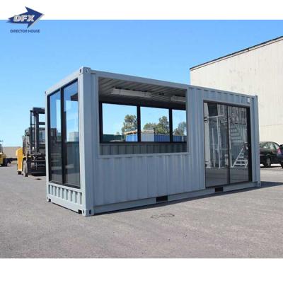 China Modern Container Cafe Bar Modular Prefab 20ft Container Cafe Restaurant For Sale for sale