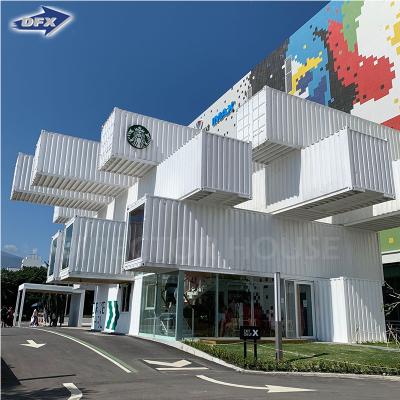 China Strong Modern Luxury Shipping Container Coffee Container House Prefab Designed Shop for sale