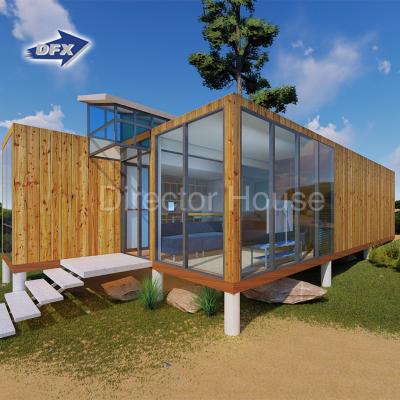 China Parking Lot Customized Tiny Homes Steel Shipping Container House For Commercial for sale