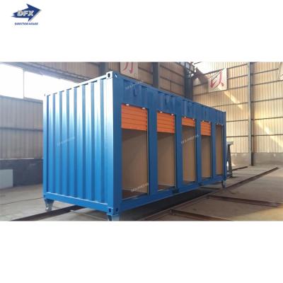 China Modern 10ft 20ft 40ft Marine Shipping Containers with Side Roll Up Flap Door for Container Storage for sale