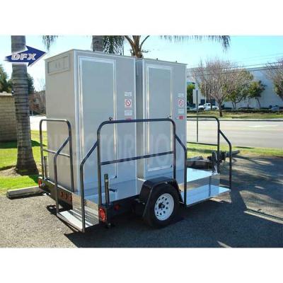 China Best Quality China Factory Price Easily Assembled Cheap Mobile Sewer Connected Modular Portable Toilet Mobile Public Outdoor Toilet For Sale for sale