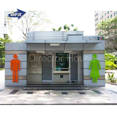 China Concealed tank outdoor automatic public toilet, modern style prefab toilet, portable mobile toilets for sale for sale