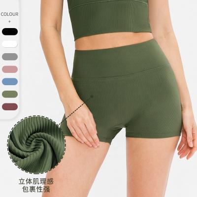 China 2021 New Running Tight Breathable Fitness Crop Top Breathable Biker Shorts for sale