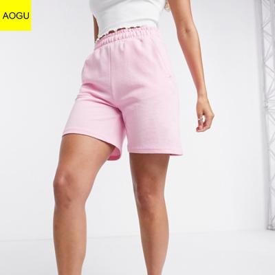 China 2020 Fashion Antibacterial Cotton Polyester With Pockets Running Casual Women Sweat Short Jogger for sale