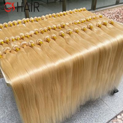 China Can be dyed with & #613; ironed & & free sample bleached cuticle aligned indian blonde hair 613 wholesale virgin unprocessed virgin indian hair raw wave remy hair for sale