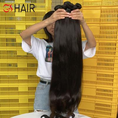 China Can be dyed with & #613; ironed & & wholesale cheap raw bleached ready to ship 100% grade 10a sellers big extension water wave stock shedding free cuticle lined hair for sale