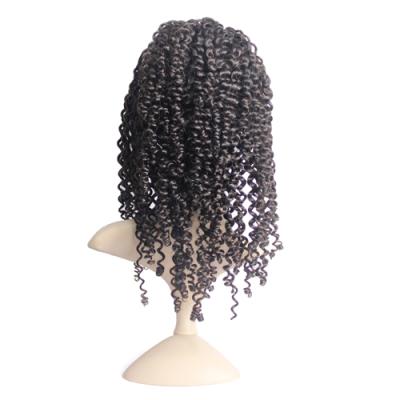 China Can be dyed with & #613; ironed & & Wholesale Brazilian Deep Curly Bleached Human Hair Lace Front Wigs for sale