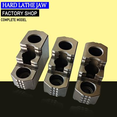 China Steel 4 5 6 8 10 12 Inch Lathe Hard Jaw Hard Claws For Hydraulic Power CNC Lathe Chucks for sale