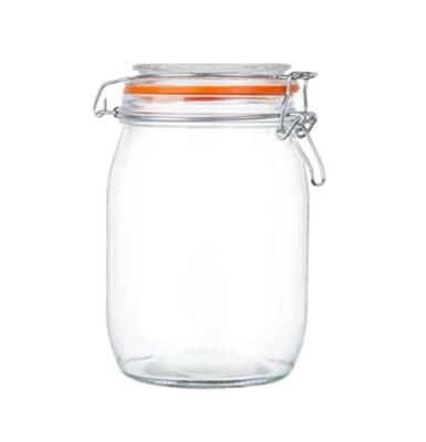 China Freshness Retention Customized Good Quality Wholesale Luxury Glass Candy Jar With Lid for sale