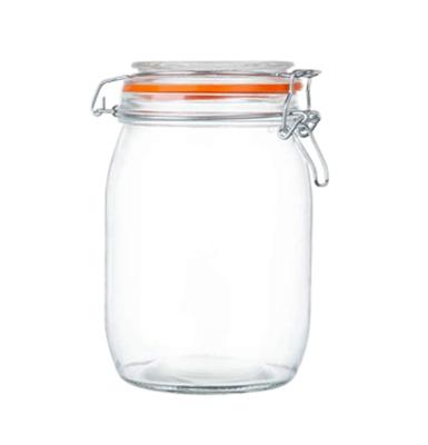 China Freshness Retention Guaranteed Quality Tall Glass Jar Candle Appropriate Price Candy for sale