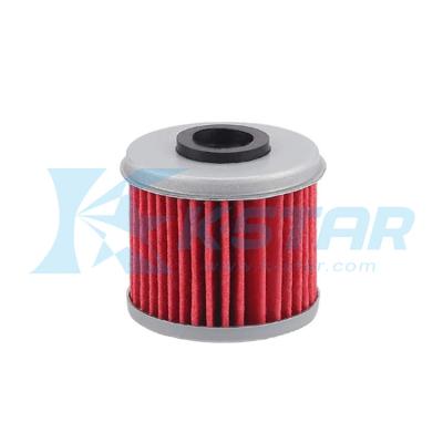 China Universal metal and paper motorcycle oil filter HF116 for sale