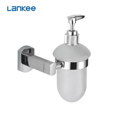 China Sustainable Bathroom Accessory Good Quality Chrome Finishing Liquid Soap Dispensers For Hotels for sale