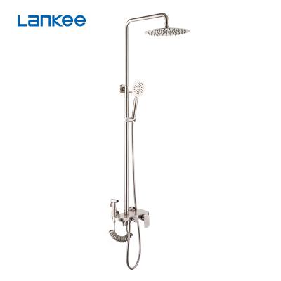 China With diverter 304 stainless steel shower head for sale