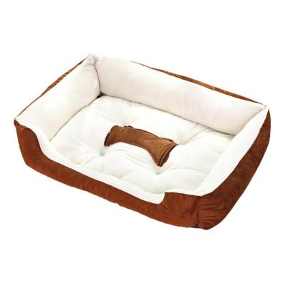 China New Products Cat Puppy Cotton Kennel Mat Breathable Warm Anti-slip Warm Pet Supplies Soft Bed for sale