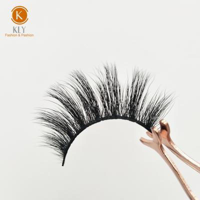 China Wholesale Fake Tapered Mink Eyelashes Synthetic Eyelash 5d eyelashes for sale