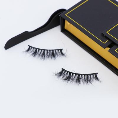 China Wholesale High Quality Silk Tapered False Mink Lashes Volume Eyelash Vendor for sale