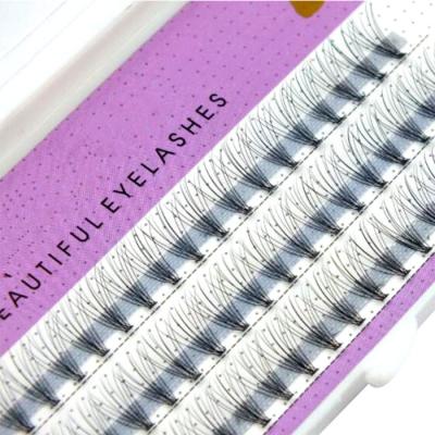 China Hot Selling DIY Feather Lash Ribbons 7-10 Days Lash Segmented Eyelashes Pre Cut Private Label Segment Lash Strip Superfine Lashes for sale