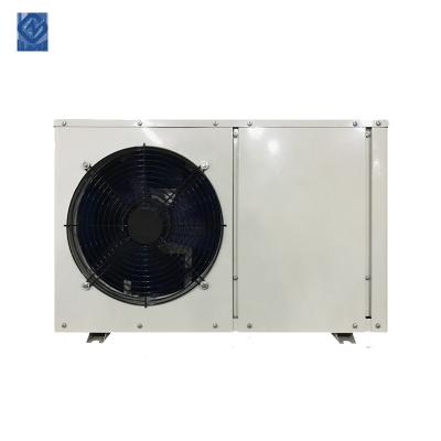 China Hotel 3kw 5kw 7kw 9kw mini hot air water to water monoblock heat pump water heater for sale