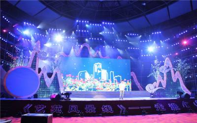 China High Transparency Rental LED Curtain Foldable Led Panel For Stage Background for sale