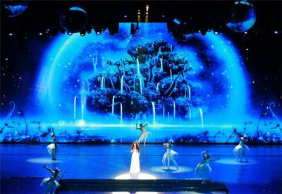 China Transparent Flexible LED Stage Screen Rental , Outdoor LED Panel Video Screen for sale