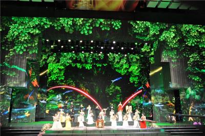 China High Resolution Soft LED Screen Display , Rental LED Curtain Stage Backdrop for sale