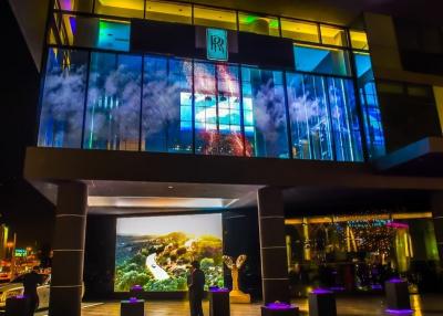 Chine Le panneau transparent d'intérieur d'affichage à LED En verre, verre clair a mené le mur visuel à vendre