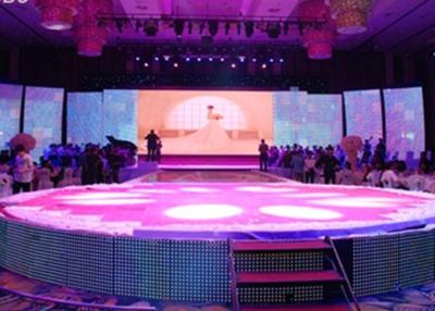 China DMX Portable LED Stage Floor Full Color Changing For DJ Disco Easy Installation for sale