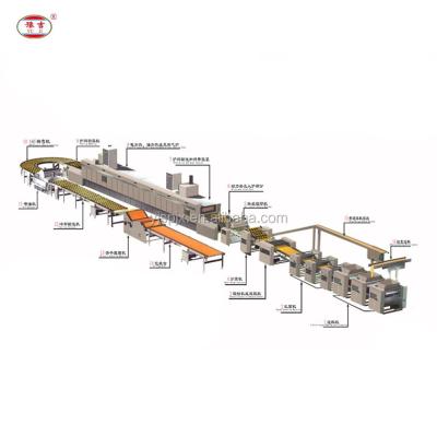 China Automatic Biscuit Snack Factory Biscuit Production Line Biscuit Making Machine / Chocolate Biscuit Production Line for sale