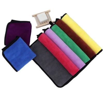 China Hebei QUICK DRY 30*30cm 500gsm Fleece 2 Layers Velvet Running Ready Coral Fabric Drying Fiber Towel Car Wash Microfiber Micro Cleaning for sale