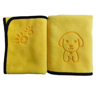 China Viable Stock Hebei Microfiber Dog Bath Towel Dog Drying Towel Dog Towel for sale