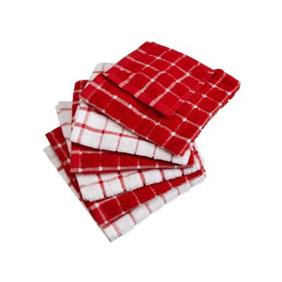 China Terry Hebei Province QUICK DRY Tea Woven Factory Dish Cloth Kitchen Cotton Dish Cloth for sale