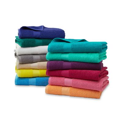 China Cotton Shandong Province Sustainable Terry Woven Towels With Logo Bath Towels Buy Bath Towel for sale