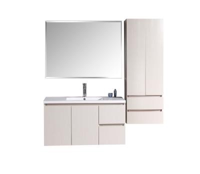 China Freestanding Modern Minimalist Style Two Drawers With Side Cabinets Bathroom Cabinet for sale