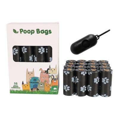 China Eco-friendly Biodegradable Stored Leak Proof Dog Waste Bag Dog Poop Bags Large Degradable Waste Bags For Doggie for sale