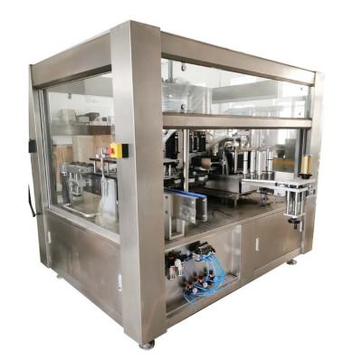 China Food Full Automatic Rotary Membrane Hot Melt Adhesive OPP Labeling Machine for sale