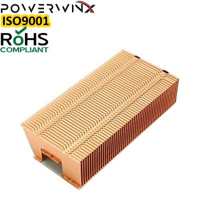 China Customized Copper Stacked Fin Plate Fin Heat Sink Stacked Fin Heat Sinks Stacked fin for sale