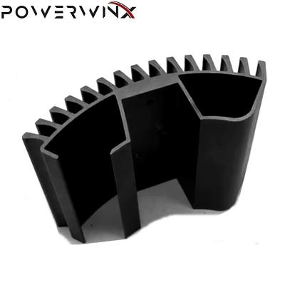 China Custom Aluminum Heat Sink Profile Extrusion  CNC Machining Customized Color for sale