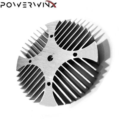 China Custom Design Round Plate Fin Heat Sink Aluminum Extrusion Heat Sink Aluminum Alloy zu verkaufen