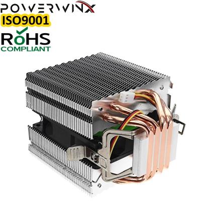 China Professional Server Plate Fin Heat Sink CPU Heatsink With Heatpipes Aluminum Alloy for sale